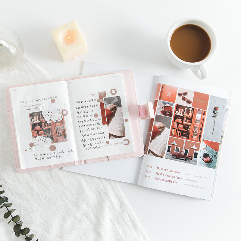 Stylish Sticker book/RosyPosy sticker magazine for journaling, craft, scrapbooking
