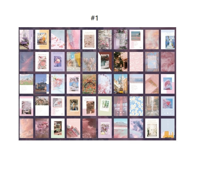 Aesthetic sticker book