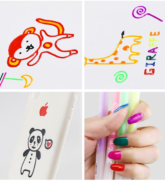 3D Jelly Pens ( set of 6 )