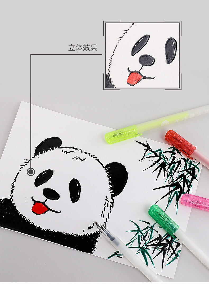 3D Jelly Pens ( set of 6 )
