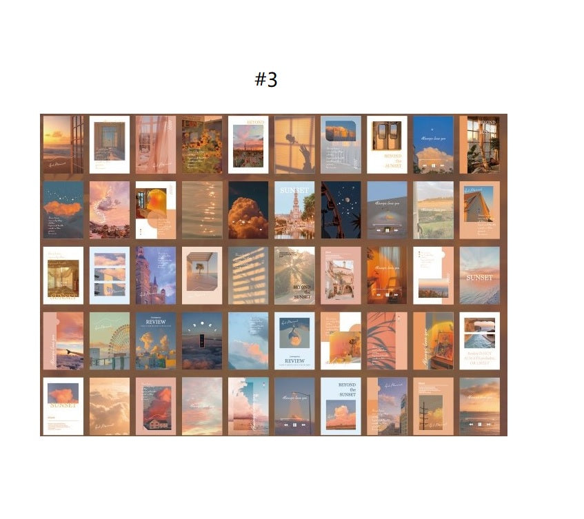 Aesthetic sticker book