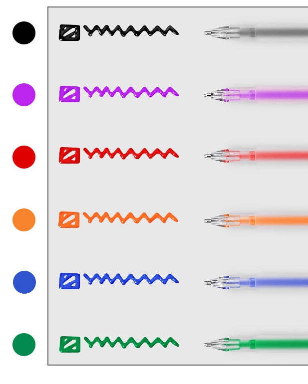 3D Jelly Pens ( set of 6 )