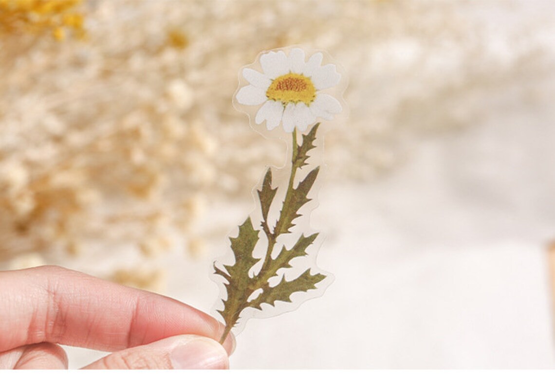 Vinyl Flower stickers (40 pcs)