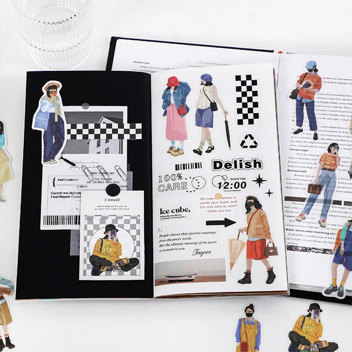Kawaii Fashion Stickers Girls & Boys