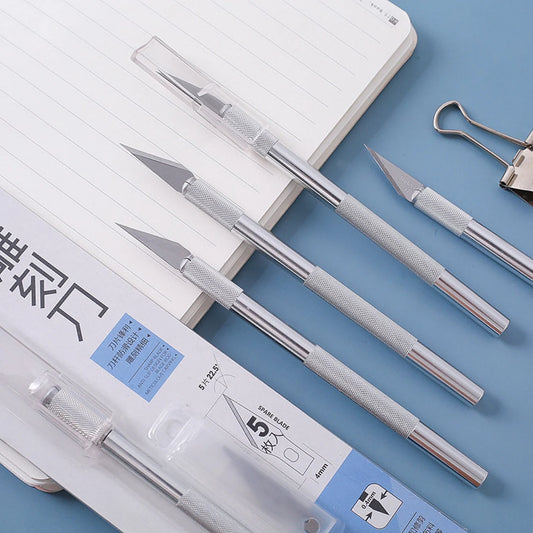 Hobby craft Knife 6 pcs set (1 handle+5 blades)