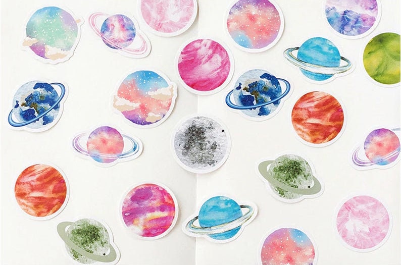 Planet Stickers Pack