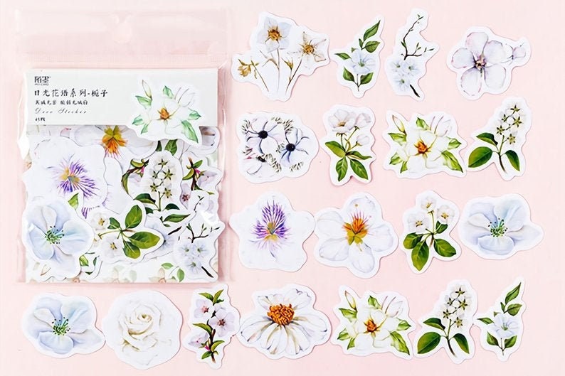 Colourful Flower stickers pack