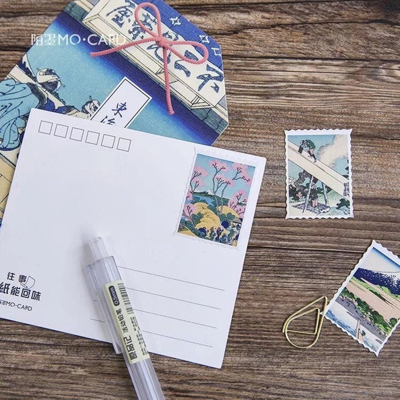 Vintage Japan stickers pack