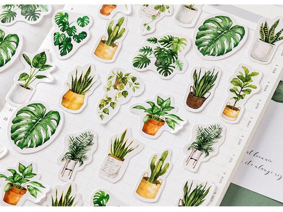 Potted Plants stickers