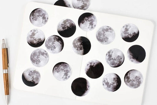Moon stickers pack