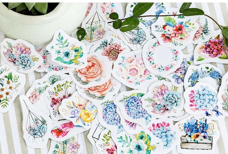 Blooming Flowers stickers