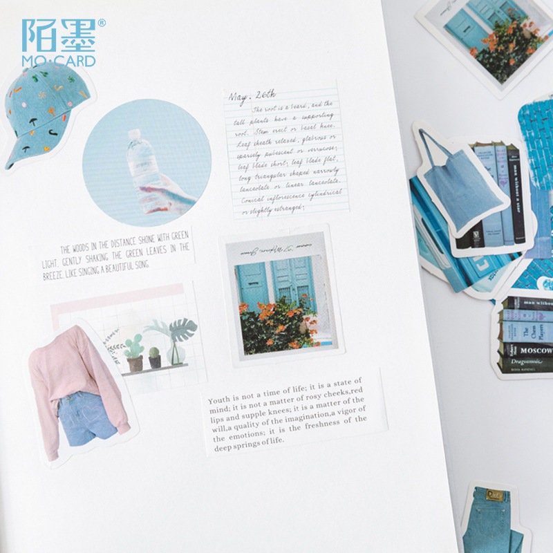 Blue Decorative Stickers