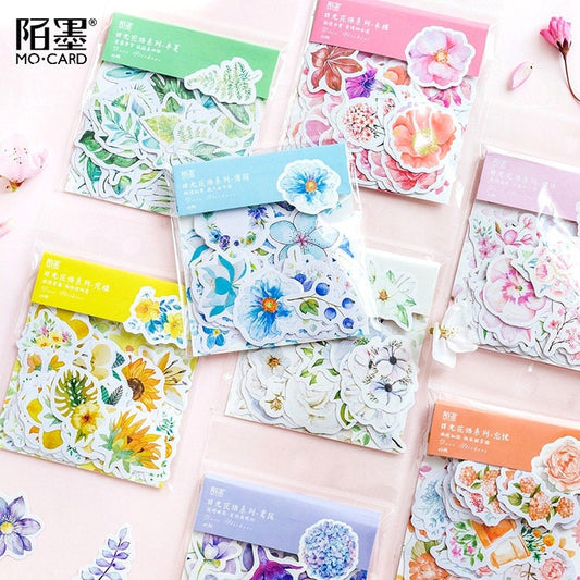 Colourful Flower stickers pack