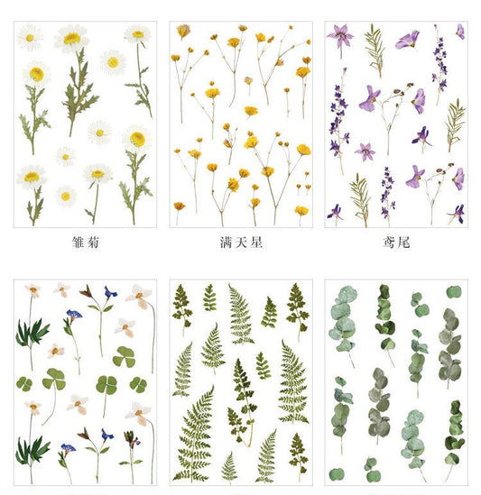 Vinyl Flower stickers pack