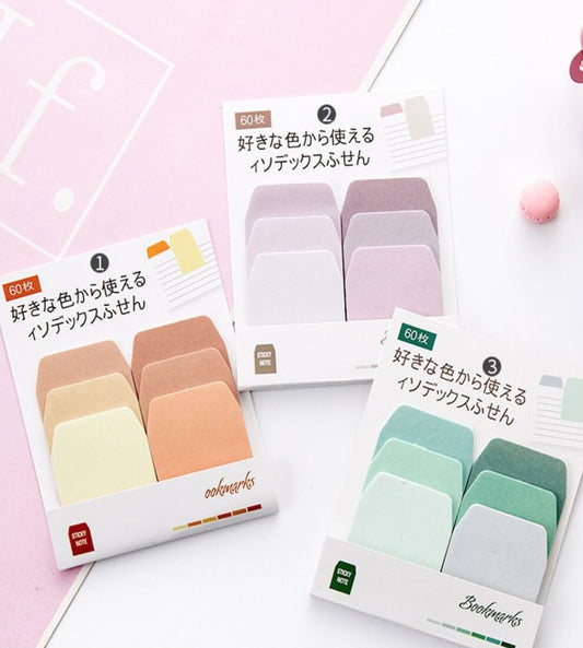 Multi coloured sticky tabs