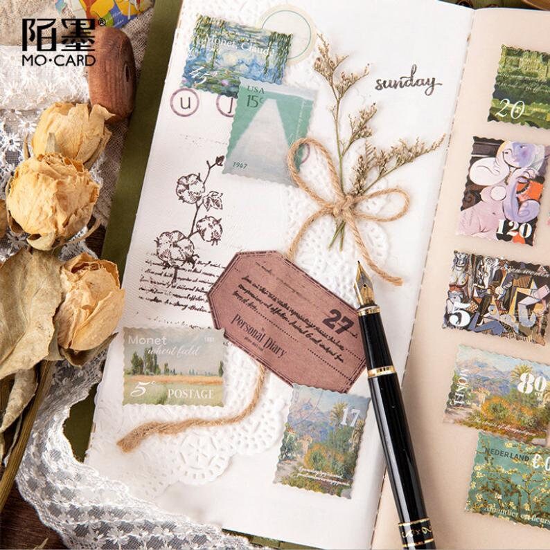 Art stamp sticker pack