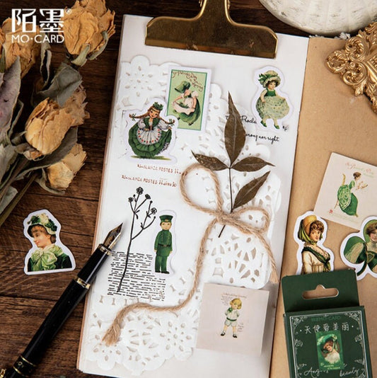 Vintage Stickers - Green