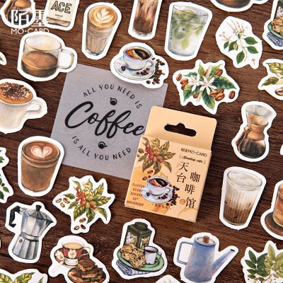 Coffee stickers pack