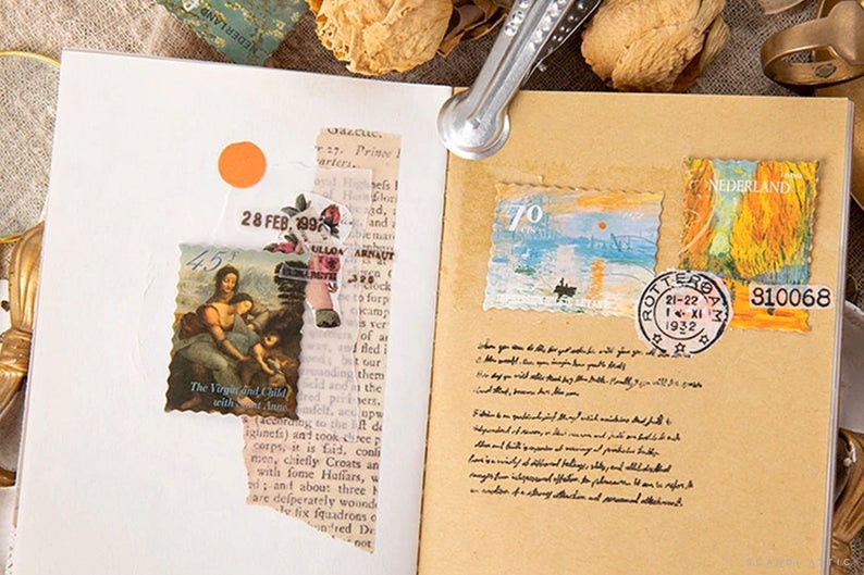 Art stamp sticker pack