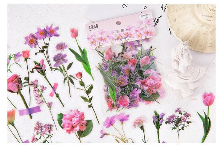 Vinyl Flower Stickers