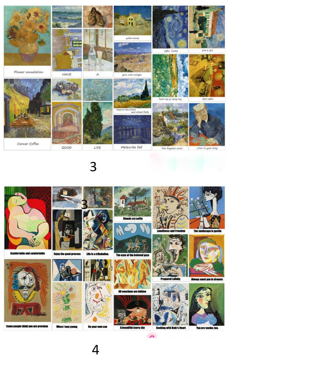 Art Collage Stickers