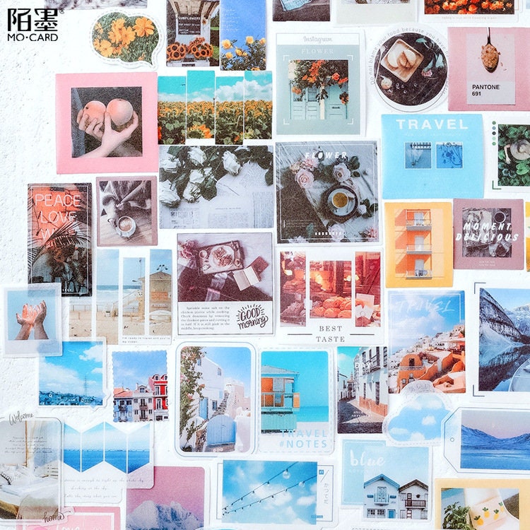 Scenery Collage stickers