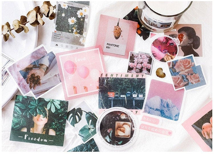 Scenery Collage stickers