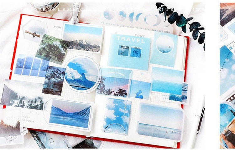 Scenery Collage stickers