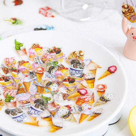 Vinyl Food, Lolly and drinks stickers