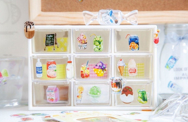 Vinyl Food, Lolly and drinks stickers