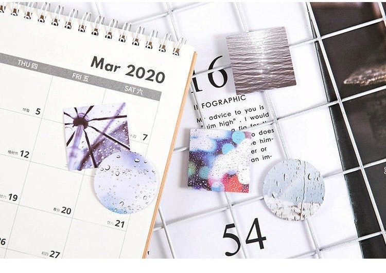 Water/rain Stickers Pack