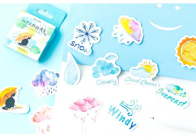Weather stickers pack