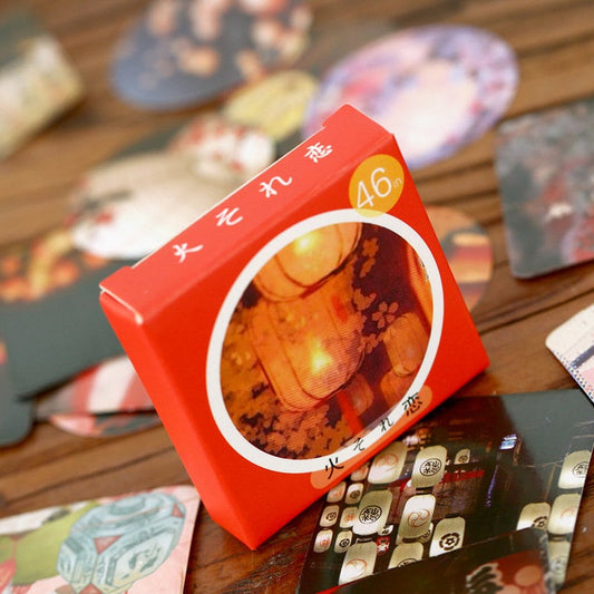 Japanese lantern stickers