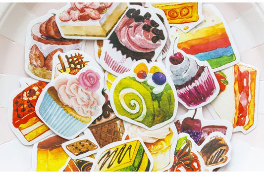 Cake stickers pack - 50 pcs