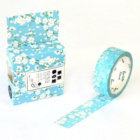 Blue Sukura Washi Tape
