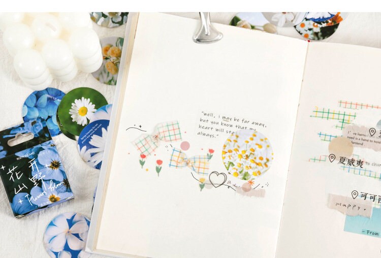 Floral stickers pack