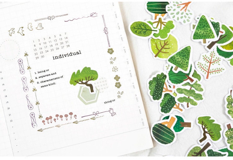 Tree stickers pack