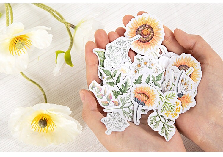 Daisy Flower Stickers