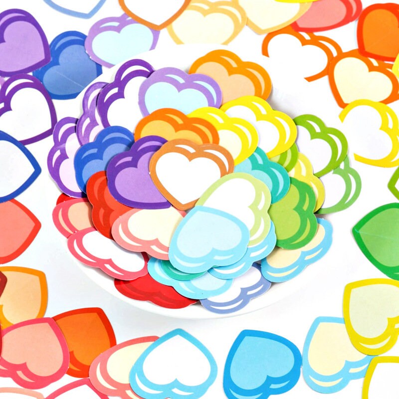 Kawii heart sticker pack