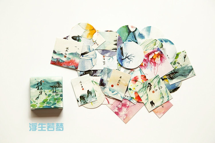 Watercolour stickers