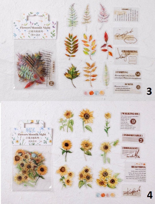Vinyl Flower Stickers