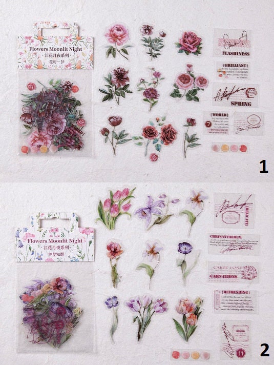 Vinyl Flower Stickers