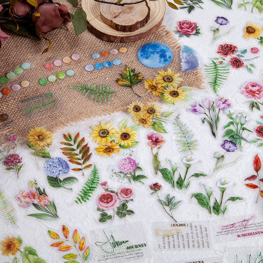 Vinyl Flower Stickers