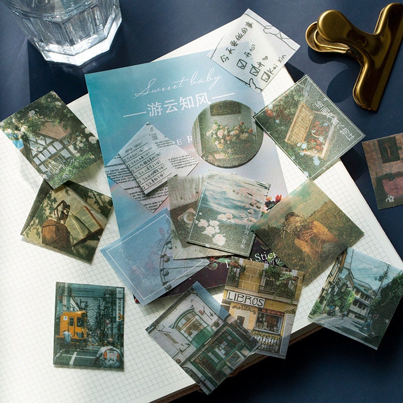 Collage stickers pack - 50 pcs