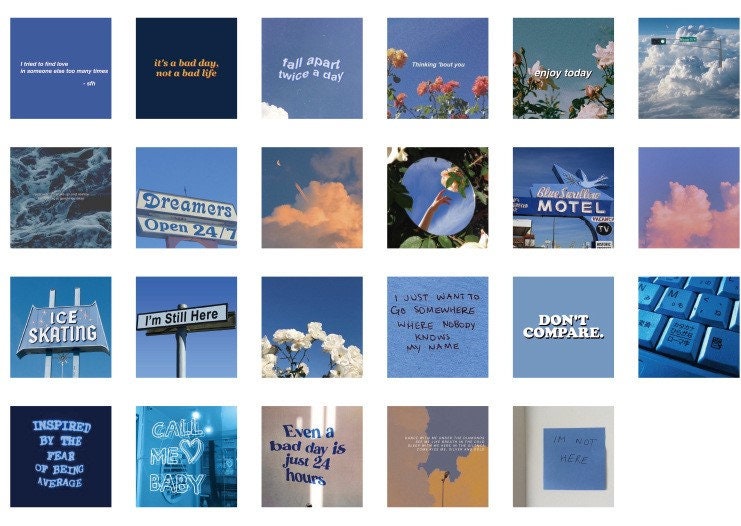 Sky & Clouds Collage Stickers
