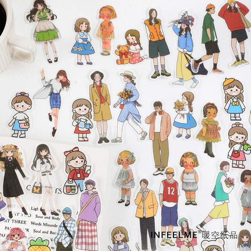 Girl Fashion Stickers - 100 pcs – mylittleangeluk