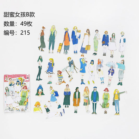 Girl Fashion Stickers