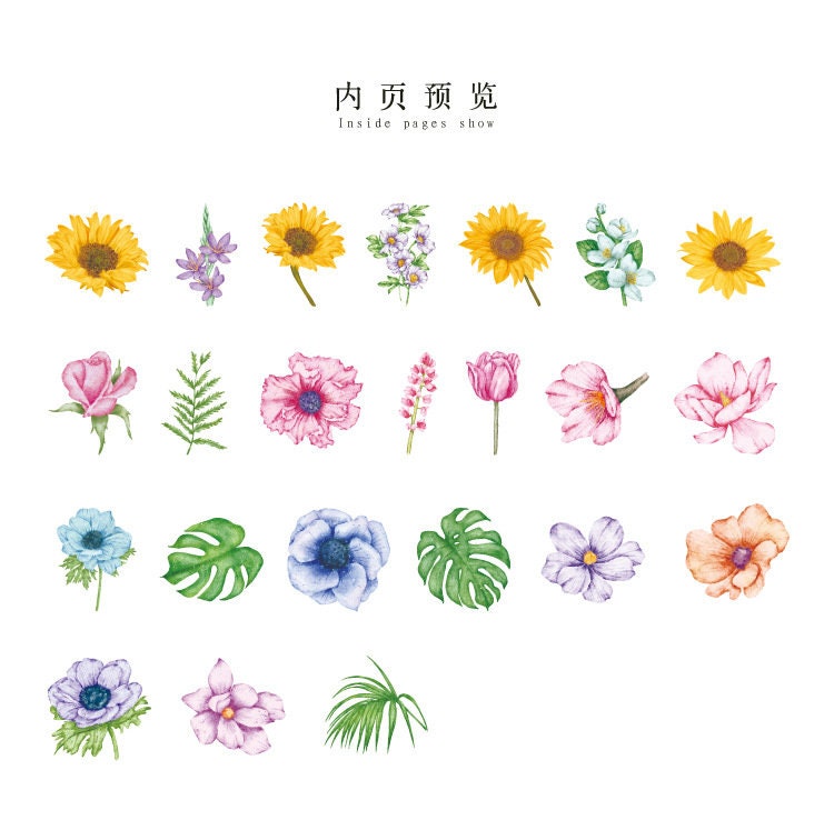 Pressed Flowers Stickers