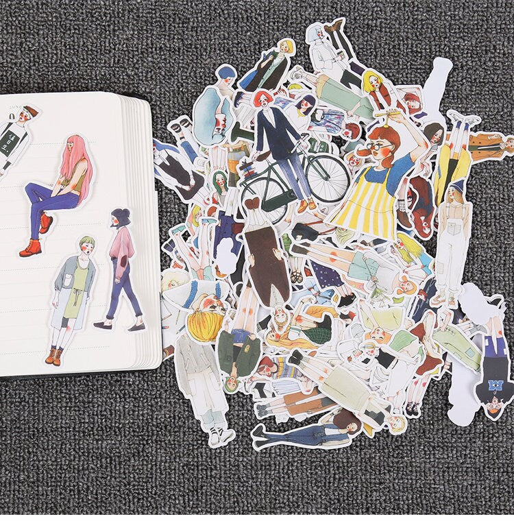 Girl Fashion Stickers - 2