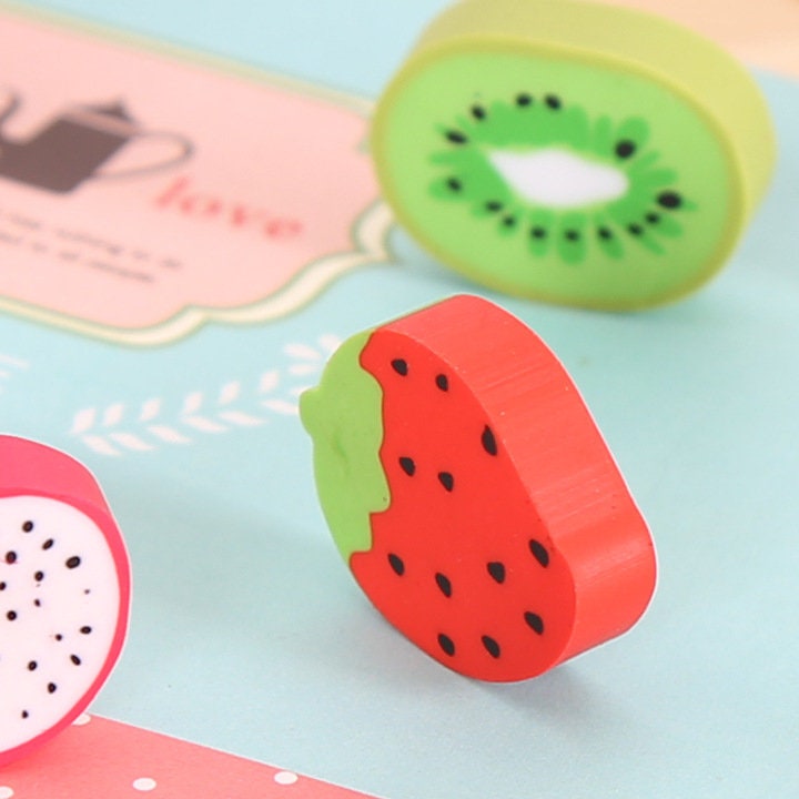 Colourful kawaii fruit Erase